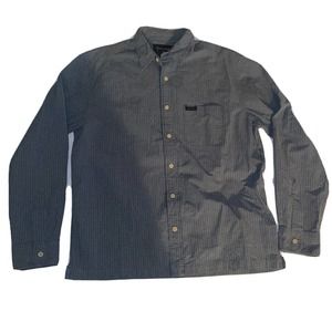 Abercrombie & Fitch Shirt Men Size Medium Blue Plaid Reliable Outdoor Goods Vtg‎